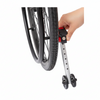 ingezoomde anti-tip wiel rolstoel excel mobility g-lite